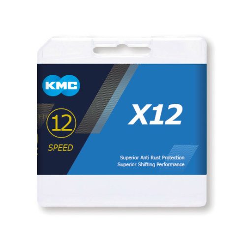 KMC Lánc KMC X12-1 Silver 1/2x11/128 126L (X12-) X12-1