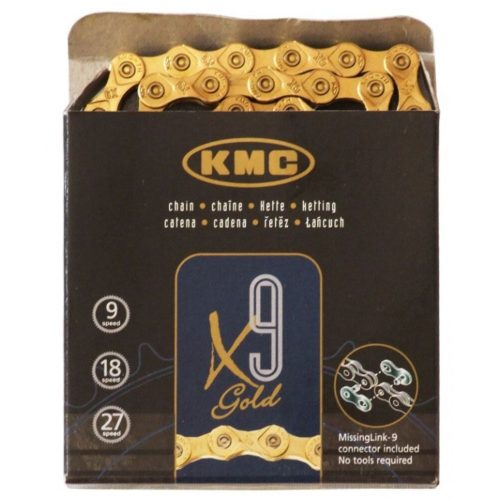 KMC biciklilánc X9 GOLD