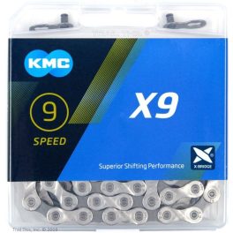 KMC Lánc KMC X9 szürke 1/2x1/128 114L X9GRAY