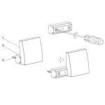 Basi FS 65 Fehér tolós befeszítésgátló B11000065