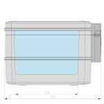 Basi DB 210 L  tűz- és vízálló kazetta B21000022