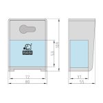 Basi SSPZ 110  kulcsszéf félcilinderhez B21010010