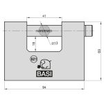 Basi VHS 621 90 biztonsági tömb lakat B62109000