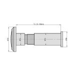 Basi TS 680 Króm ajtókitekintő B68000002