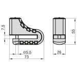 Basi ZR 311 féktárcsa zár B69900311