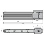 Basi ZR 314  colstok kerékpárzár B69900314