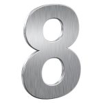 Basi HN 150 8 Inox nemesacél házszám B73000008