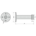 Basi TS 21  fali ajtóütköző B77040021