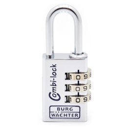   BURG WACHTER CombiLock90 30 ChromoSB számzáras lakat Combi Lock 90 30 Chromo SB