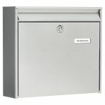 Burg Wachter Potsdam 877 SI Ezüst minőségi kültéri társasházi postaláda BW07750