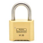 BURG WACHTER rozsdamentes biztonsági számzáras lakat No. 99