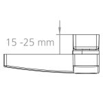 Burg Wachter WS 11 W Fehér biztonsági ablakzár és erkélyajtózár BW38231