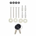 Burg Wachter Toscana 3856 NI modern kültéri postaláda Inox