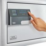 BURG WACHTER MTD 740 E FP tűzálló páncélszekrény ujjlenyomatolvasós zárral