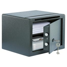  Burg Wachter PS 120 K EWS dupla bedobónyílásos kulcsos széf BW49100