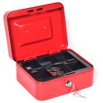 KINGSAFE Cash-200 hagyományos pénzkazetta piros