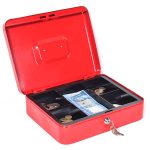 KINGSAFE Cash-300 hagyományos pénzkazetta piros