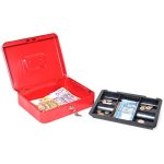 KINGSAFE Cash-300 hagyományos pénzkazetta piros