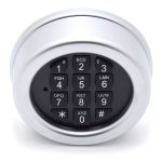 M-Locks AL 2020 Ezüst Alpha billentyűzet elemtartóval M205000