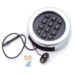 M-Locks AL 2020 Ezüst Alpha billentyűzet elemtartóval M205000