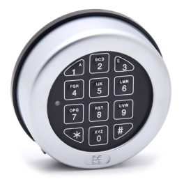   M-Locks AL 3015 Króm Alpha billentyűzet elemtartóval és LED világítással M211000