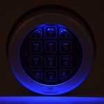 M-Locks AL 3015 Króm Alpha billentyűzet elemtartóval és LED világítással M211000
