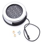 M-Locks AL 3015 Króm Alpha billentyűzet elemtartóval és LED világítással M211000