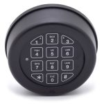 M-Locks AL 3030 Fekete Alpha billentyűzet elemtartóval M215050