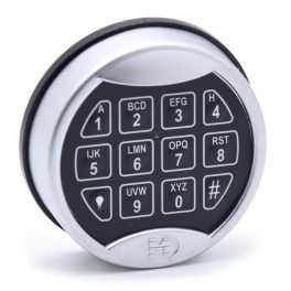   M-Locks PL 3015 Króm fém billentyűzet elemtartóval és LED világítással M321000