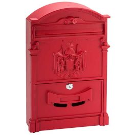   PICCO Renzo díszes kerítésen kívüli postaláda piros PI0006
