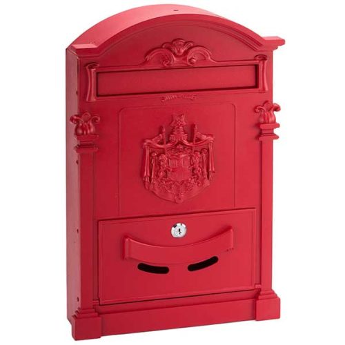 PICCO Terzo díszes kerítésen kívüli postaláda piros PI0011