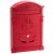 PICCO Terzo díszes kerítésen kívüli postaláda piros PI0011