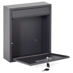 Picco Bella kültéri társasházi postaláda Fekete