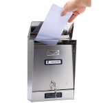 SILMEC Prima kerítésen kívüli inox postaláda 10-001