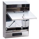 SILMEC Prima kerítésen kívüli inox postaláda 10-001