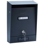 SILMEC Prima postaláda fekete 10-201.84