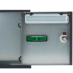 Silmec Alluminio társasházi postaláda Fekete