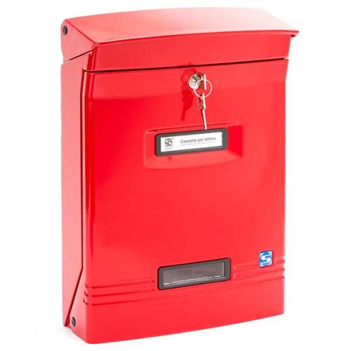 Silmec Gioiosa masszív alumínium postaláda Piros