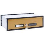 SILMEC Scala 601 arany beépíthető postaláda 30-601.51