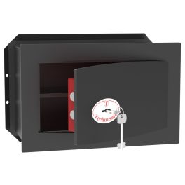 Technomax CR 3 Fekete faliszéf kulcsos zárral TMCR3