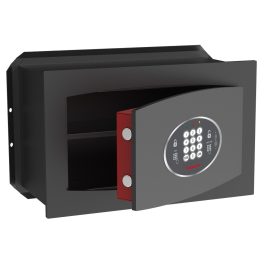   Technomax CR 4 EL Fekete faliszéf elektronikus zárral TMCR4EL