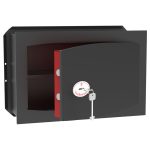 Technomax CR 5 Fekete faliszéf kulcsos zárral TMCR5