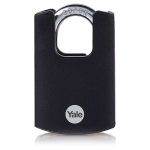 Yale Y121B/40/125/1 Fekete réz lakat kengyelvédelemmel Y121B401251