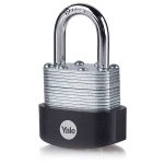Yale Y125B/40/122/1 Króm lamellás acél lakat Y125B401221
