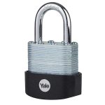 Yale Y127B/45/125/1 Króm lamellás acél lakat Y127B451251