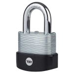 Yale Y127B/55/129/1 Króm lamellás acél lakat Y127B551291