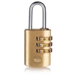   Yale Y150B/22/120/1 Réz számkombinációs lakat Y150B221201
