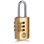 Yale Y150B/22/120/1 Réz számkombinációs lakat Y150B221201