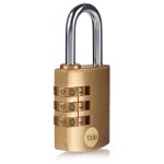 Yale Y150B/30/125/1 Réz számkombinációs lakat Y150B301251