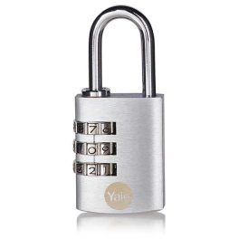   Yale Y151B/30/125/1 Króm krómozott számkombinációs lakat Y151B301251